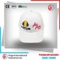 Popular custom logo 3D embroidery white baseball cap