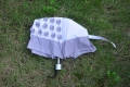 Custom manual open standard size white 3 fold umbrella