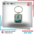 High-quality Business Gifts Corporation Logo Metal+PU Keychain