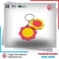 Cheap Creative Gift Cute Cartoon Sunflower PU Keychain