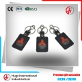 Luxury Advertising Metal + PU Leather Car Logo Keychain