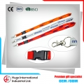 Cheap printed personalized logo lanyards with breakaway buckle