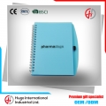 High quality PP plastic cover spiral notebook with pen