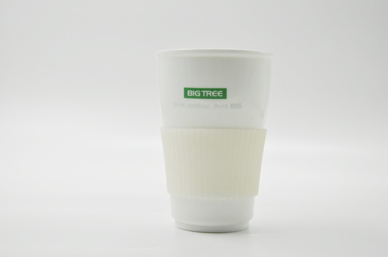 Custom Ceramic Coffee Mug With Silicone Lid