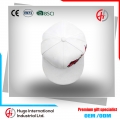 Hip-hop white 3D embroidered flat brim cap