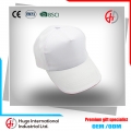 Hot sale custom logo white blank cotton baseball cap