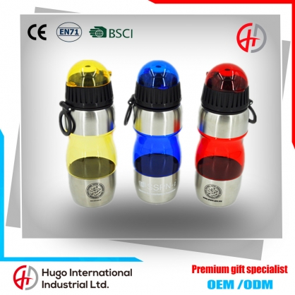 Portable Sport 500ml Plastic Water Bottle