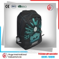Fashion Durable F1 Polyester Big School Zipper Backpack