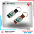High-quality Business Gifts Corporation Logo Metal+PU Keychain
