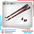 Manufacture Exhibition Printed PVC Transparent Clip Lanyard