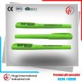High quality advertising green 0.5mm plastic ballpoint pen