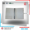 A5 size PU leather cover notebook with metal lock