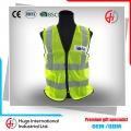 China Yellow Breathable Mesh Reflective Safety Vest